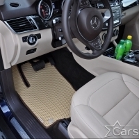 Автомобильные коврики EVA на Mercedes-Benz GLS-klasse I X166 3 ряда (2015-2019)
