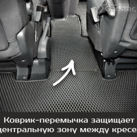 Коврики текстильные на Citroen SpaceTourer 7 мест, Long (2016->)