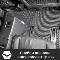 Коврики текстильные на Citroen SpaceTourer 7 мест, Long (2016->)