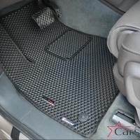Коврики текстильные на Audi Q7 II 3 ряда (2015->)