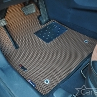 Двухслойные коврики EVA на Hyundai Santa Fe III 3 ряда (2012-2018)