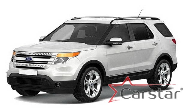 Двухслойные коврики EVA для Ford Explorer V 3 ряда (2010-2015) 