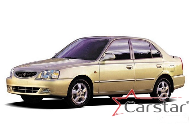 Автомобильные коврики EVA 3D для Hyundai Aссent II (1999-2012)