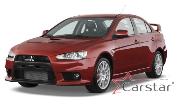Автомобильные коврики EVA 3D для Mitsubishi Lancer Evolution_X (2007->)